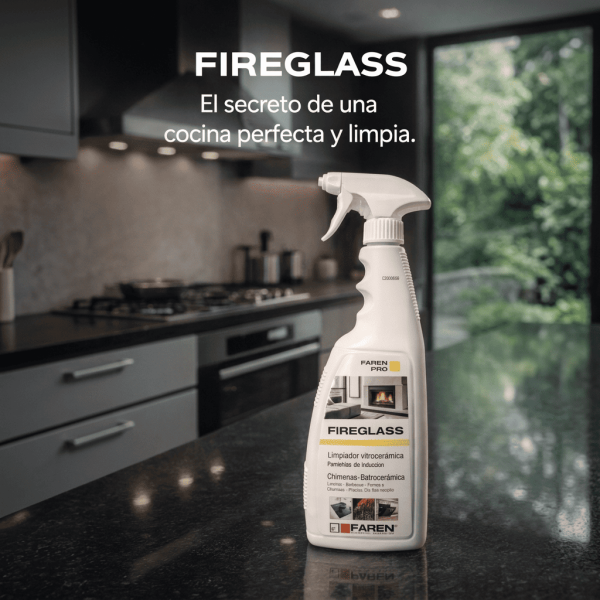 FIREGLASS limpiador de vitro, horno, estufas