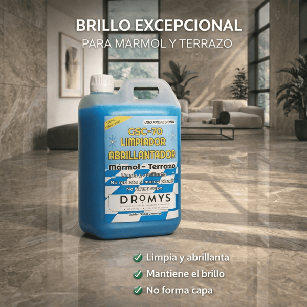 Limpiador abrillantador mármol y terrazo GSC-70 DROMYS